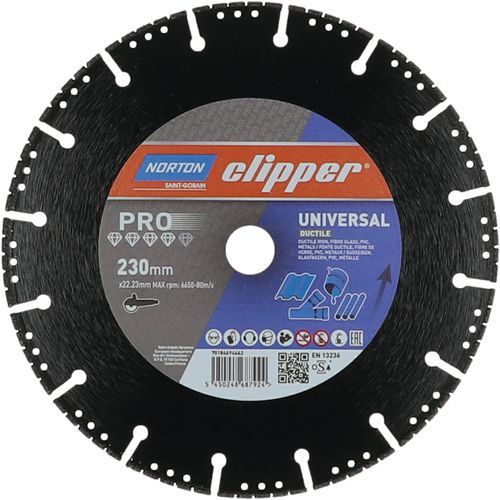 Disque Diamant Pro Universal Ductile Ø230x22.23mm