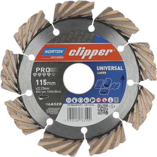 Disque Diamant Pro Universal Laser Ø115x22.23m