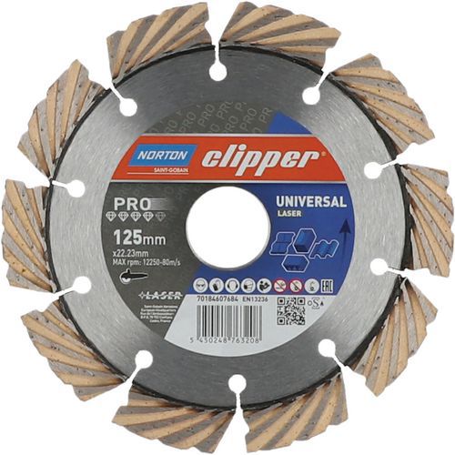 Disque Diamant Pro Universal Laser Ø125x22.23m