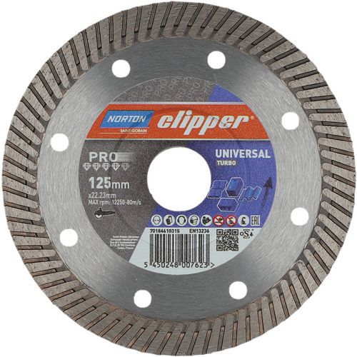Disque Diamant Pro Universal Turbo Ø125x22.23mm