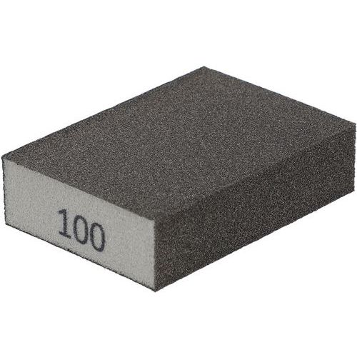 Eponge Abrasive 4 Faces 100x66x26mm Grain 100 60 Gen
