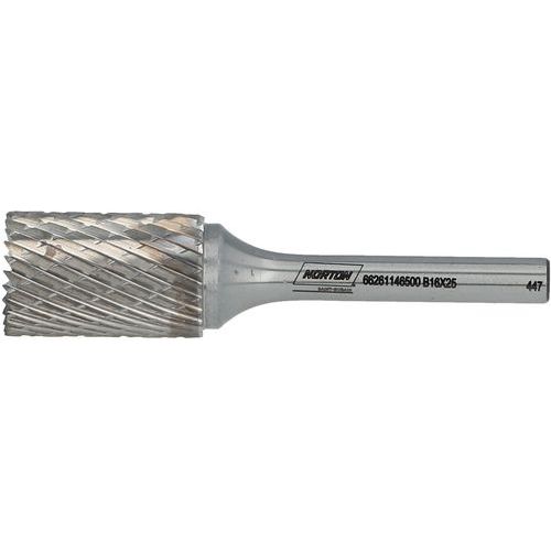 Fraise Carbure Cylindrique Coupe En Bout Bdx 16x25x6x70 Double Coupe