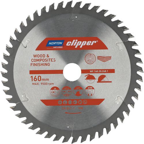 Lames Tct Wf.160.20.z48.1 - Ã˜160x1.8mm /1.2x20m