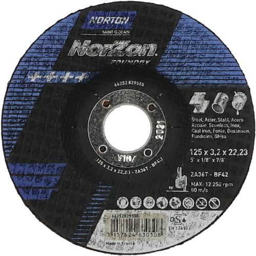 Meule De Tronçonnage à Moyeu Déporté Fonte Ø125x3.2x2223mm