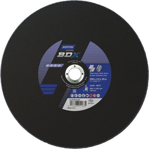 Meule De Tronçonnage Plate Bdx Métal Ø300x3.5x25.4mm
