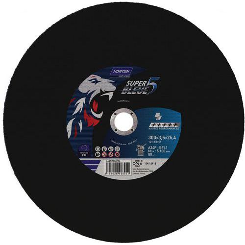 Meule De Tronçonnage Plate Sb5 Métal Ã˜300x3.5x25.4mm