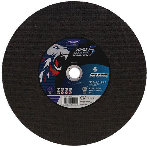 Meule De Tronçonnage Plate Sb5 Métal Ã˜350x4.5x25.4mm