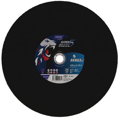 Meule De Tronçonnage Plate Sb5 Métal Ã˜400x4.5x25.4mm