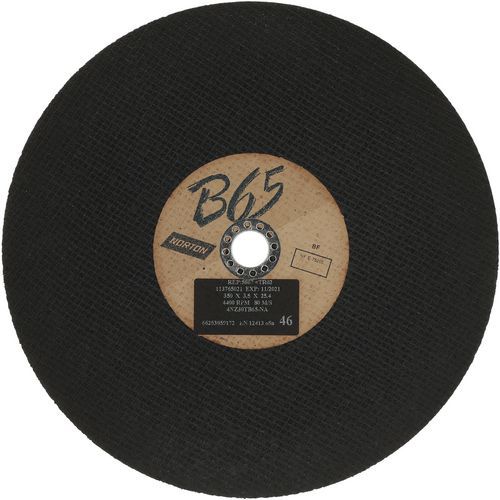 Meule De Tronçonnage Plate Renforcé Acier/inox Ã˜350x3.5x25.4mm