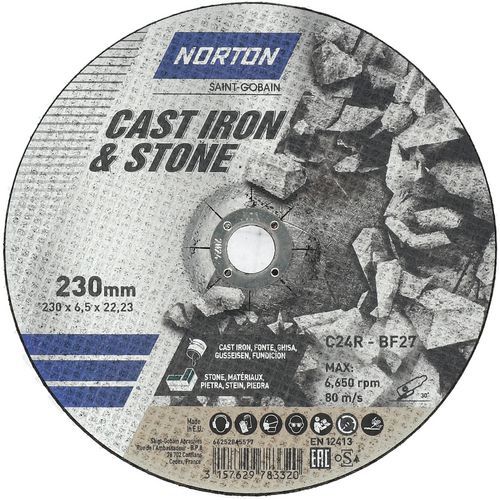 Meule D'ébarbage/fonte Et Pierre Ã˜230x65x2223mm