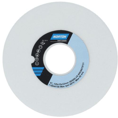 Meule Plate Ø125x10x32mm 38a6099lvs