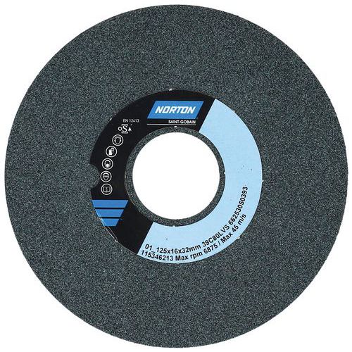 Meule Plate Ø125x16x32mm 39c8099lvs