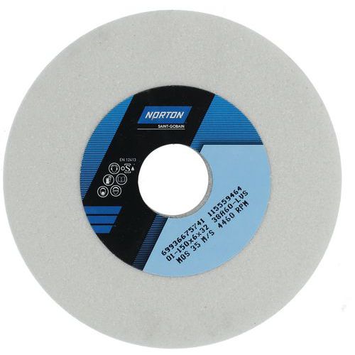 Meule Plate Affûtage De Scie 38a Ã˜150x6x32mm 38a60lvs