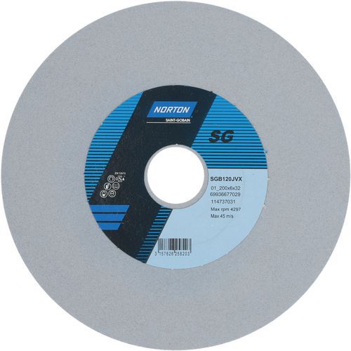 Meule Plate Affûtage De Scie Sgb Ã˜200x6x32mm Sgb120jvx