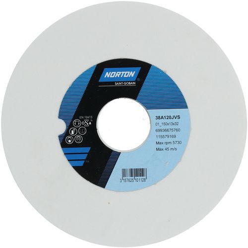 Meule Plate Affûtage Outils 38a Ã˜150x13x32mm 38a120jvs