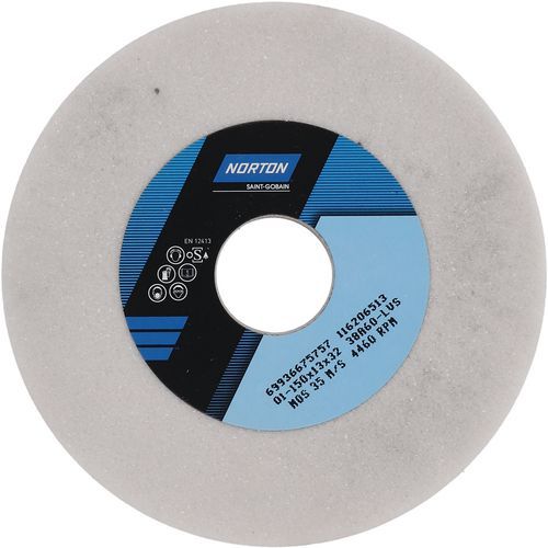 Meule Plate Affûtage Outils 38a Ã˜150x13x32mm 38a60lvs