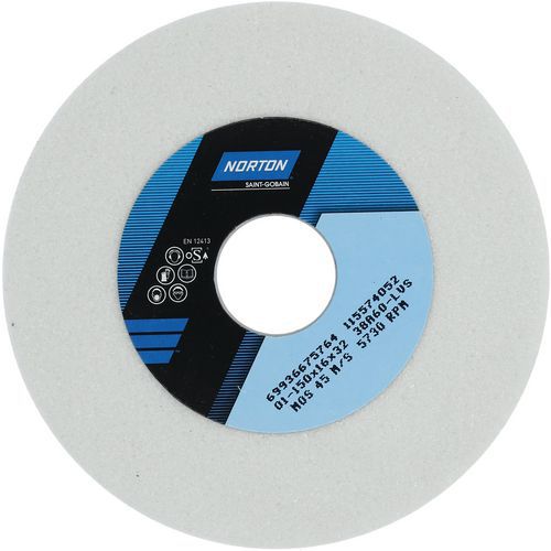 Meule Plate Affûtage Outils 38a Ã˜150x16x32mm 38a60lvs