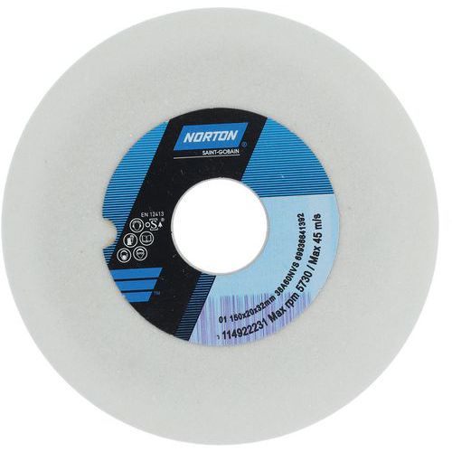 Meule Plate Affûtage Outils 38a Ã˜150x20x32mm 38a60nvs