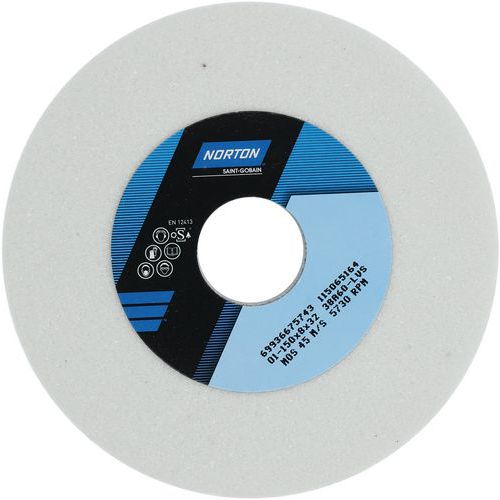 Meule Plate Affûtage Outils 38a Ã˜150x8x32mm 38a60lvs