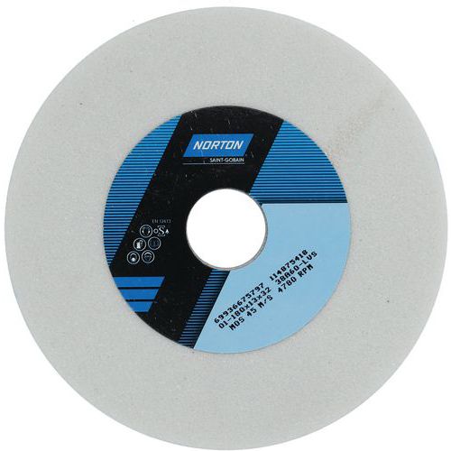 Meule Plate Affûtage Outils 38a Ã˜180x13x32mm 38a60lvs