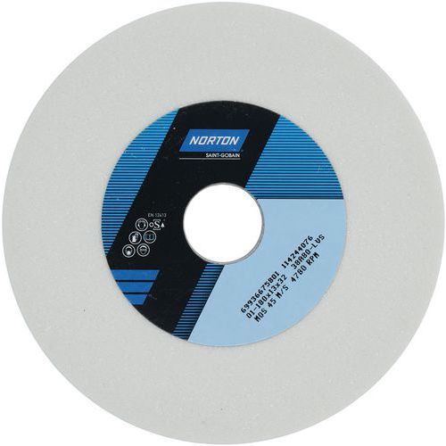 Meule Plate Affûtage Outils 38a Ã˜180x13x32mm 38a80lvs