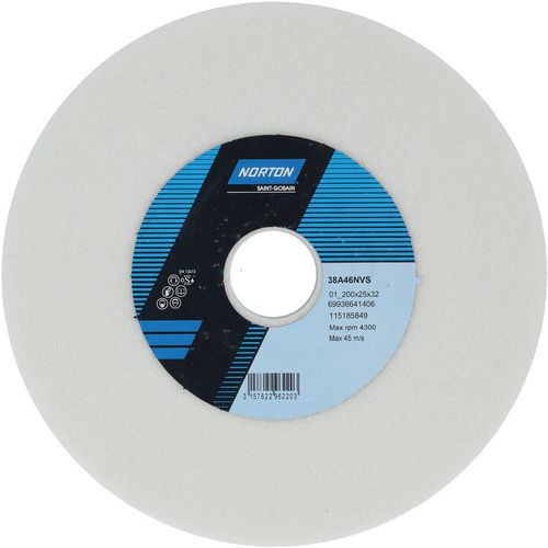 Meule Plate Affûtage Outils 38a Ã˜200x25x32mm 38a46nvs