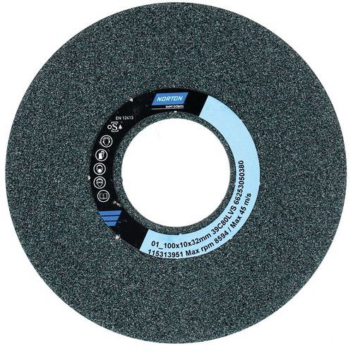 Meule Plate Affûtage Outils 39c Ã˜100x10x32mm 39c8099lvs