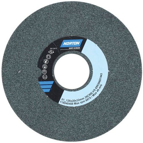 Meule Plate Affûtage Outils 39c Ã˜125x20x32mm 39c80lvs