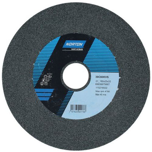 Meule Plate Affûtage Outils 39c Ã˜180x25x32mm 39c60kvs