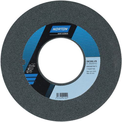 Meule Plate Affûtage Outils 39c Ã˜200x25x76.2mm 39c80lvs