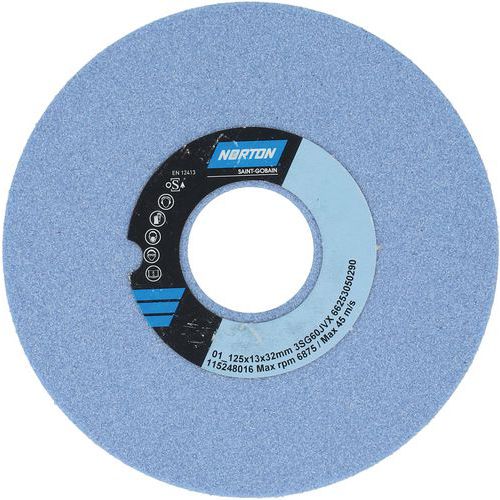 Meule Plate Affûtage Outils 3sg Ã˜125x13x32mm 3sg60jvx