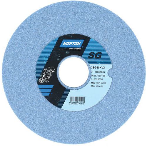 Meule Plate Affûtage Outils 3sg Ã˜150x20x32mm 3sg60kvx