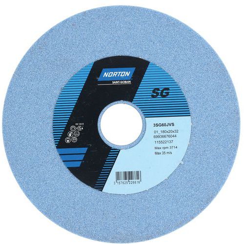 Meule Plate Affûtage Outils 3sg Ã˜180x20x32mm 3sg60jvs