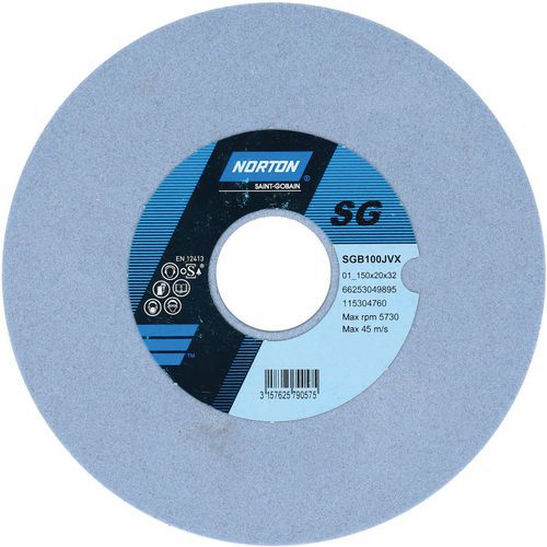 Meule Plate Affûtage Outils Sgb Ã˜150x20x32mm Sgb100jvx