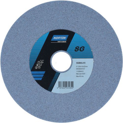 Meule Plate Affûtage Outils Sgb Ã˜200x10x32mm Sgb60jvx