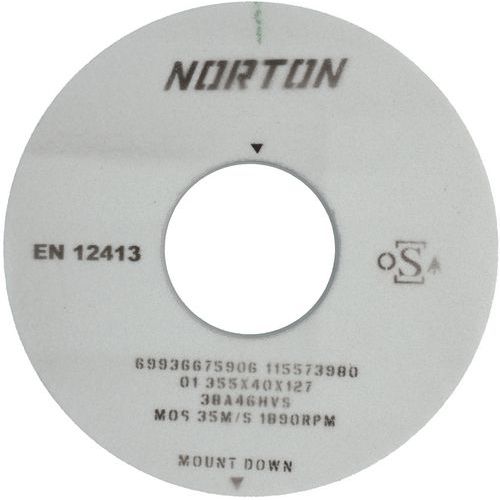 Meule Plate Rectification Plane 38a Ã˜355x40x127mm 38a46hvs