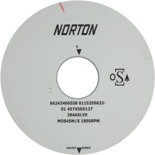 Meule Plate Rectification Plane 38a Ã˜457x50x127mm 38a60lvs