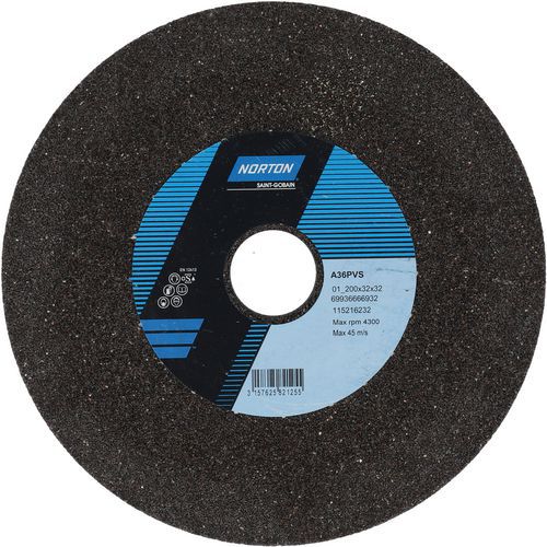 Meule Plate Touret A Ã˜200x32x32mm A36pvs