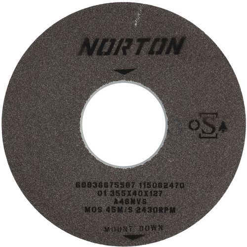 Meule Plate Touret A 355x40x127mm A46nvs