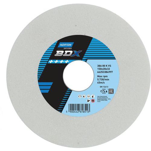 Meule Plate Touret Bdx 38a Ã˜150x20x32mm 38a80kvs