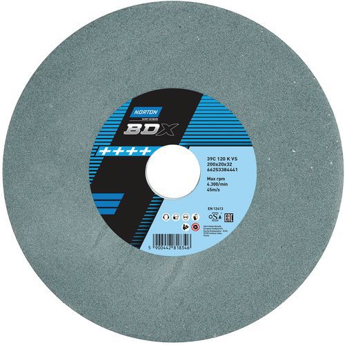 Meule Plate Touret Bdx 39c Ã˜200x20x32mm 39c120kvs