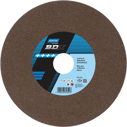 Meule Plate Touret Bdx A Ã˜200x25x32mm A60nvs