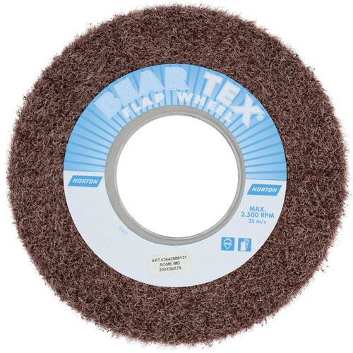 Roue à Lamelles Beartex Ø200x50x76mm Grain Moyen F2300
