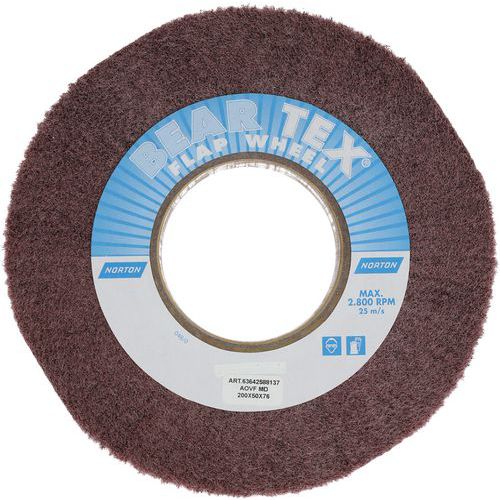 Roue à Lamelles Beartex Ø200x50x76mm Grain Très Fin F2501