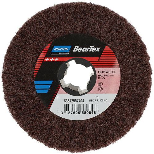 Roue à Lamelles Satinex Beartex Ø110x100x19mm Grain Moyen F2300