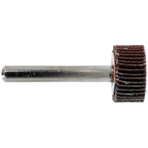 Roue à Lamelles Sur Tige Métal Ø20x10x6mm Grain 80