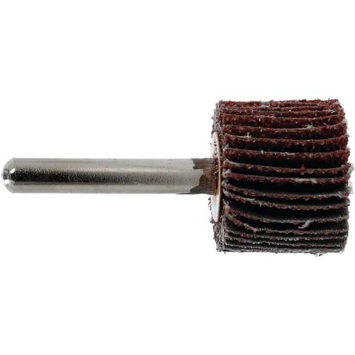 Roue à Lamelles Sur Tige Métal Ø25x20x6mm Grain 80