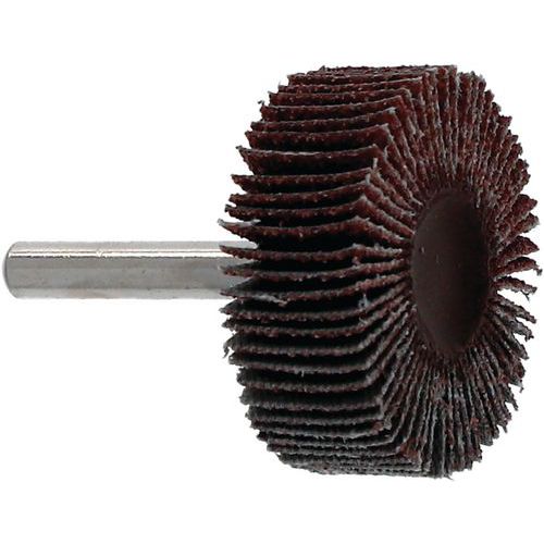 Roue à Lamelles Sur Tige Métal Ø40x15x6mm Grain 40