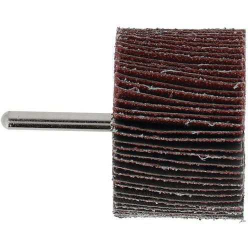 Roue à Lamelles Sur Tige Métal Ø60x40x6mm Grain 40