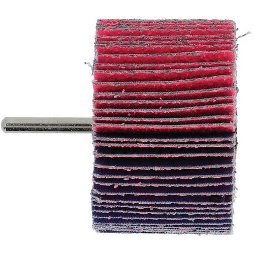 Roue à Lamelles 80 X 50 X 6 Mm Papier Abrasif Grain K60 - Disque Pour Ponceuse
